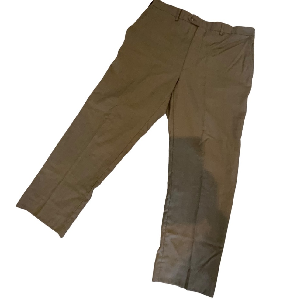 Jos A. Bank Pants Travelers Collection Tailored Fit Tan Dress Slacks 36x29